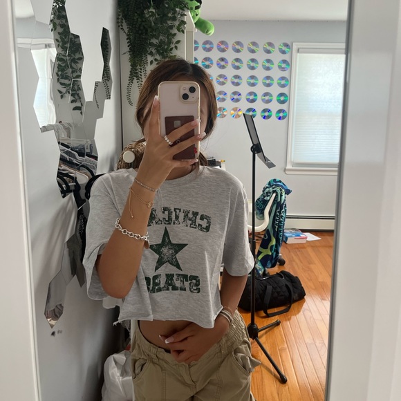 Garage grey cropped tee XS - Picture 2 of 5